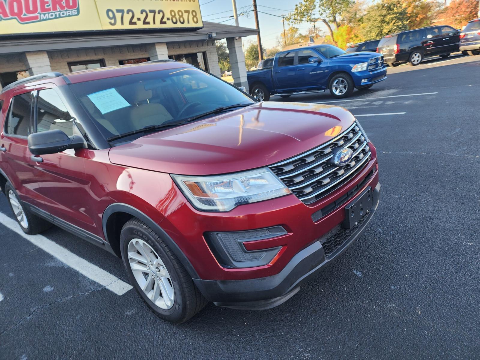2016 Ford Explorer Base FWD (1FM5K7BH9GG) with an 2.3L L4 DOHC 16V engine, 6-Speed Automatic transmission, located at 945 E. Jefferson Blvd, Dallas, TX, 75203, (214) 943-7777, 32.752514, -96.811630 - Photo #2