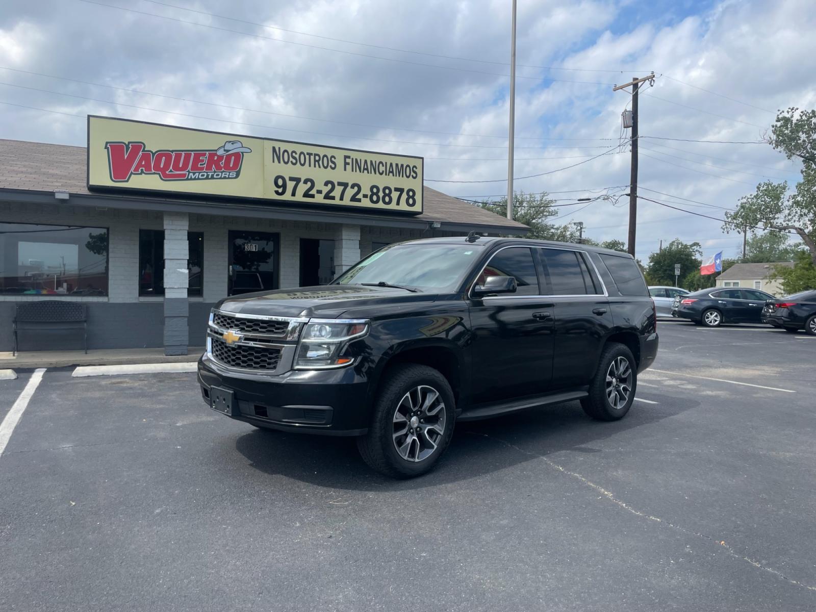 2015 Chevrolet Tahoe 2WD Police (1GNLC2ECXFR) with an 5.3L V8 OHV 16V engine, 6-Speed Automatic transmission, located at 301 S.first st, garland , TX, 75040, (972) 272-8878, 32.910500, -96.631042 - Photo #0