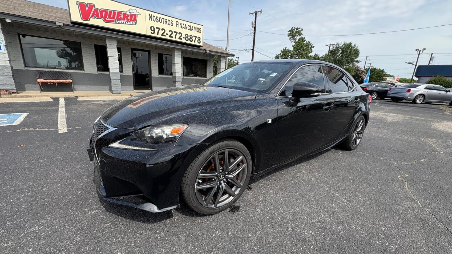 2014 Black Lexus IS (JTHBE1D28E5) , located at 945 E. Jefferson Blvd, Dallas, TX, 75203, (214) 943-7777, 32.752514, -96.811630 - Photo#2