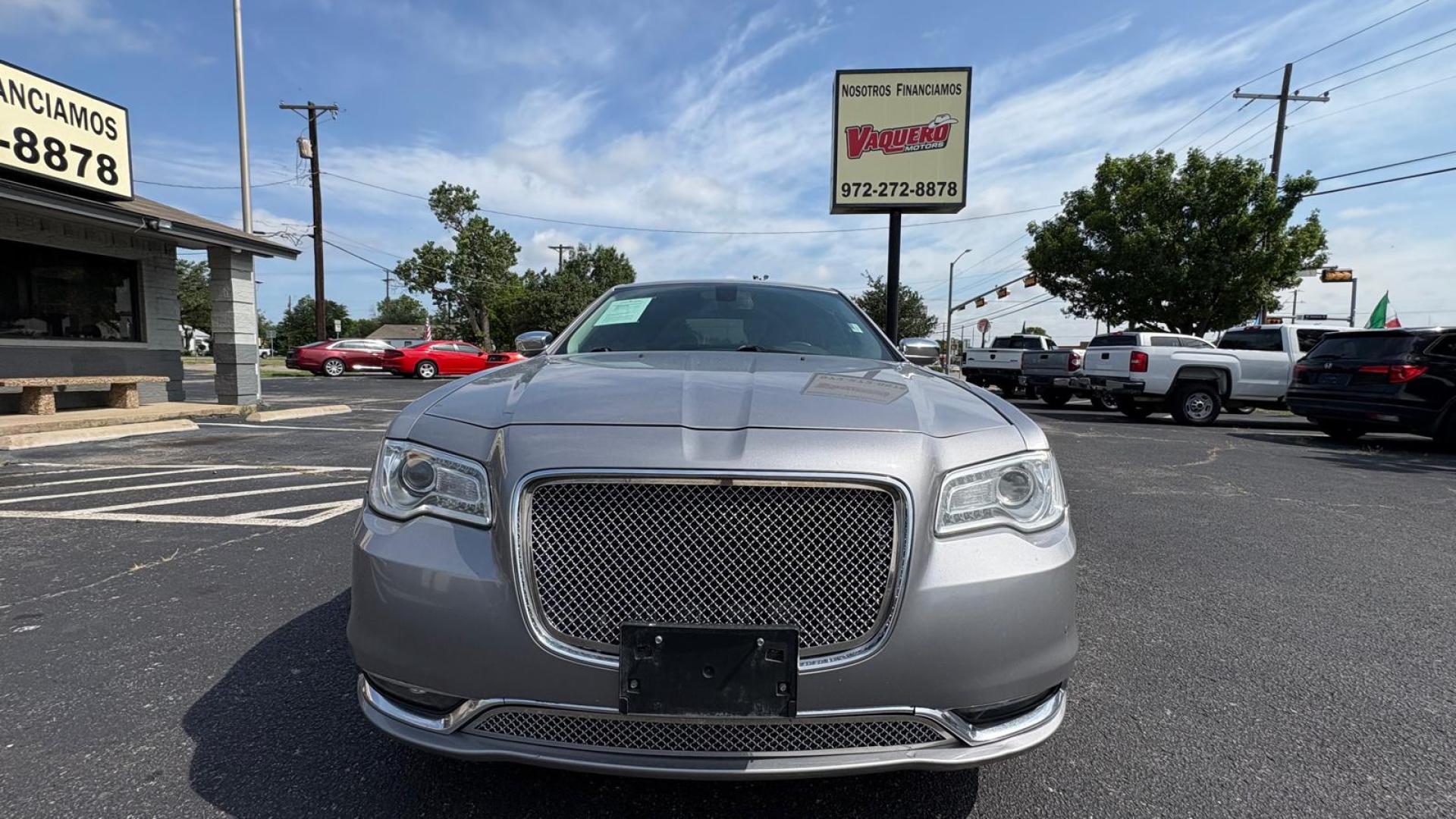 2017 Silver /Black Chrysler 300 Limited RWD (2C3CCAAG3HH) with an 3.6L V6 SOHC 24V engine, 8A transmission, located at 945 E. Jefferson Blvd, Dallas, TX, 75203, (214) 943-7777, 32.752514, -96.811630 - Photo#1