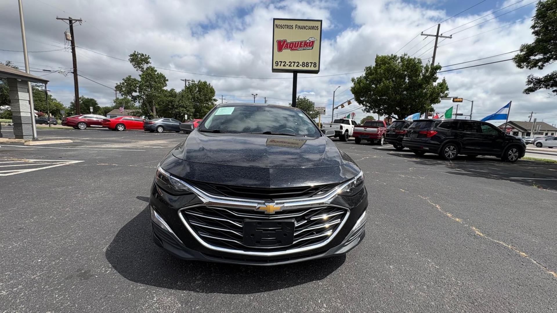 2020 Black Chevrolet Malibu LS (1G1ZB5ST5LF) with an 1.5L L4 DOHC 16V engine, 6A transmission, located at 945 E. Jefferson Blvd, Dallas, TX, 75203, (214) 943-7777, 32.752514, -96.811630 - Photo#1
