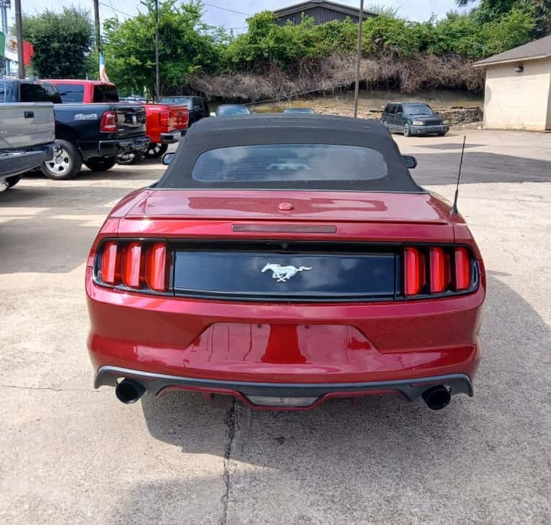 2017 Red Ford Mustang EcoBoost Premium Convertible (1FATP8UHXH5) with an 2.3L L4 DOHC 16V engine, located at 945 E. Jefferson Blvd, Dallas, TX, 75203, (214) 943-7777, 32.752514, -96.811630 - Photo#3