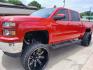 2015 Red Chevrolet Silverado 1500 LT Crew Cab 4WD (3GCUKREC4FG) with an 5.3L V8 OHV 16V engine, 6-Speed Automatic transmission, located at 945 E. Jefferson Blvd, Dallas, TX, 75203, (214) 943-7777, 32.752514, -96.811630 - Photo#0