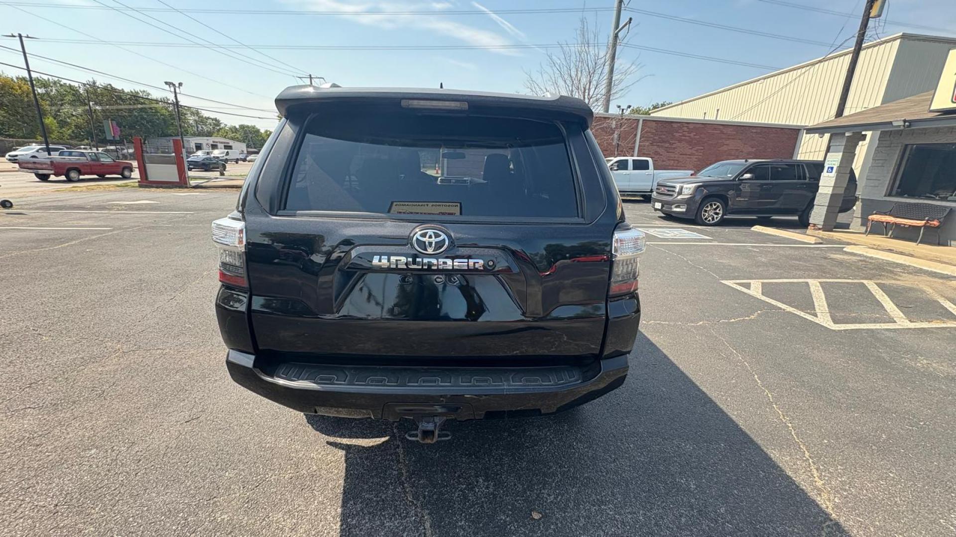 2016 Black Toyota 4Runner SR5 4WD (JTEBU5JR9G5) with an 4.0L V6 DOHC 24V engine, 5A transmission, located at 945 E. Jefferson Blvd, Dallas, TX, 75203, (214) 943-7777, 32.752514, -96.811630 - Photo#3