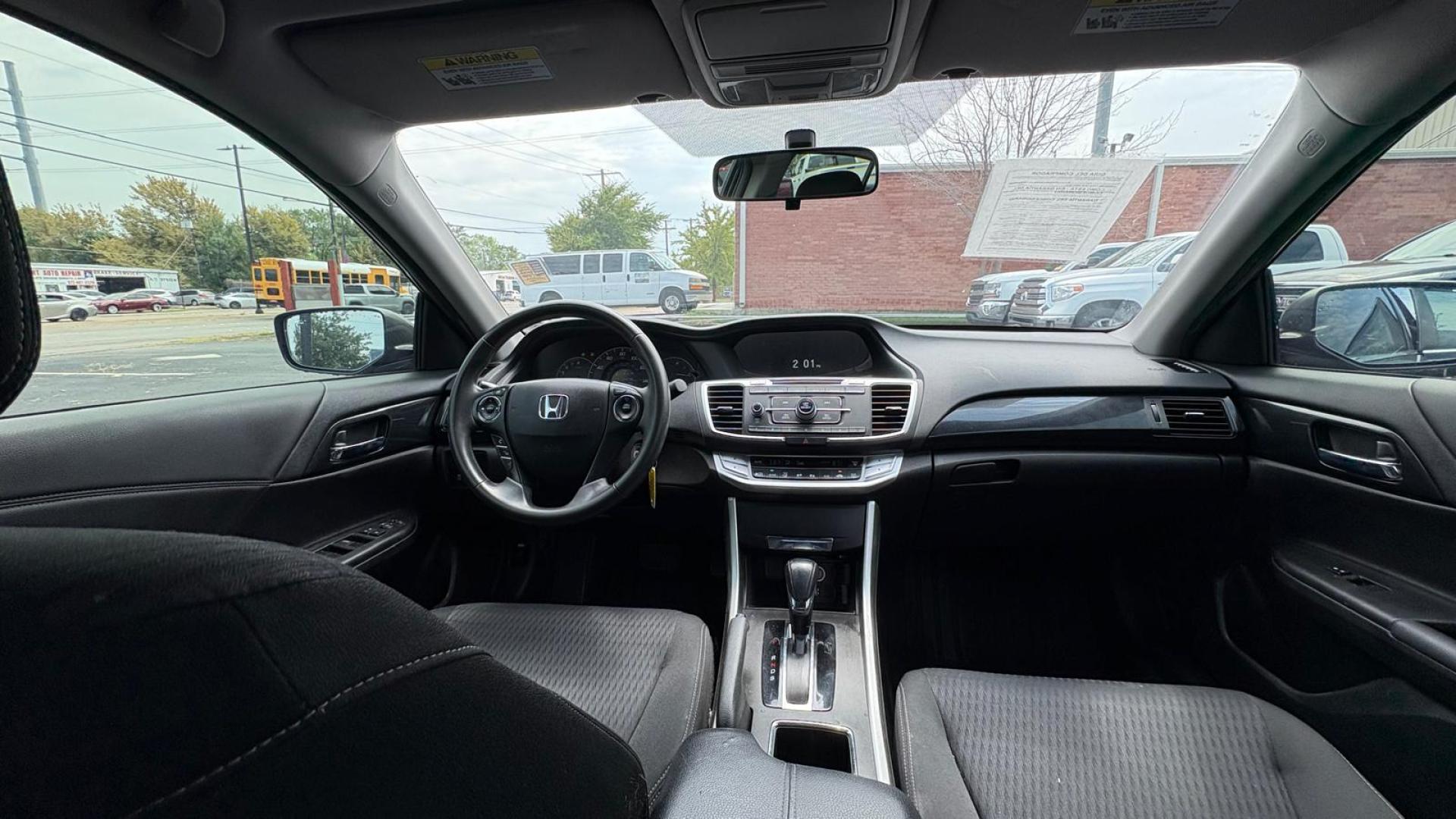 2015 Black Honda Accord Sport Sedan CVT (1HGCR2F5XFA) with an 2.4L L4 DOHC 16V engine, Continuously Variable Transmission transmission, located at 945 E. Jefferson Blvd, Dallas, TX, 75203, (214) 943-7777, 32.752514, -96.811630 - Photo#4